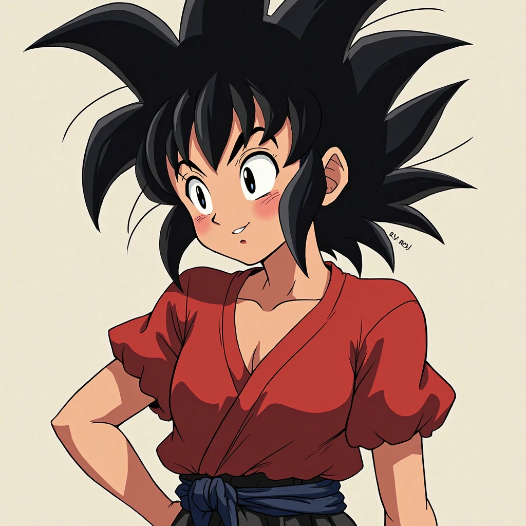 Generates naked videl from dragon ball