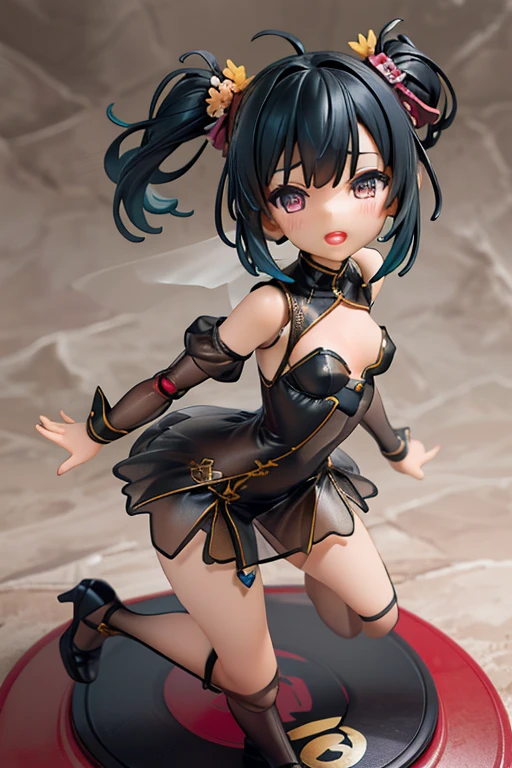Beautiful daughter、cute、cleavage、big breasts、red face、crying face、transparent clothes、full body description、revealing clothes、perfect body、see through clothes、breast squeeze、