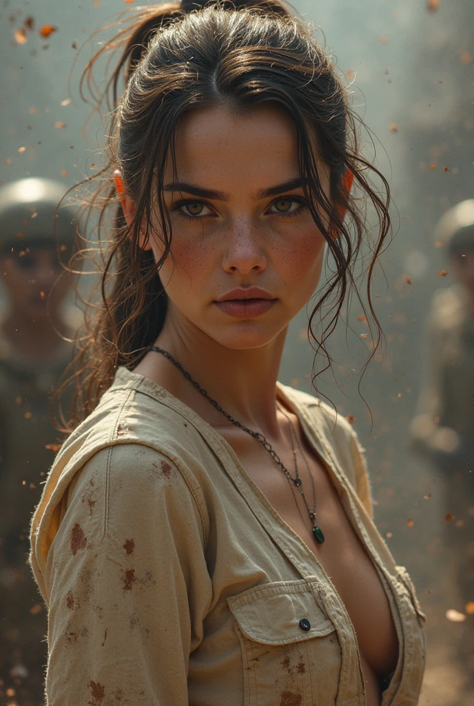 Padme Amidala from Star Wars with somewhat small  with ripped shirt. Hot