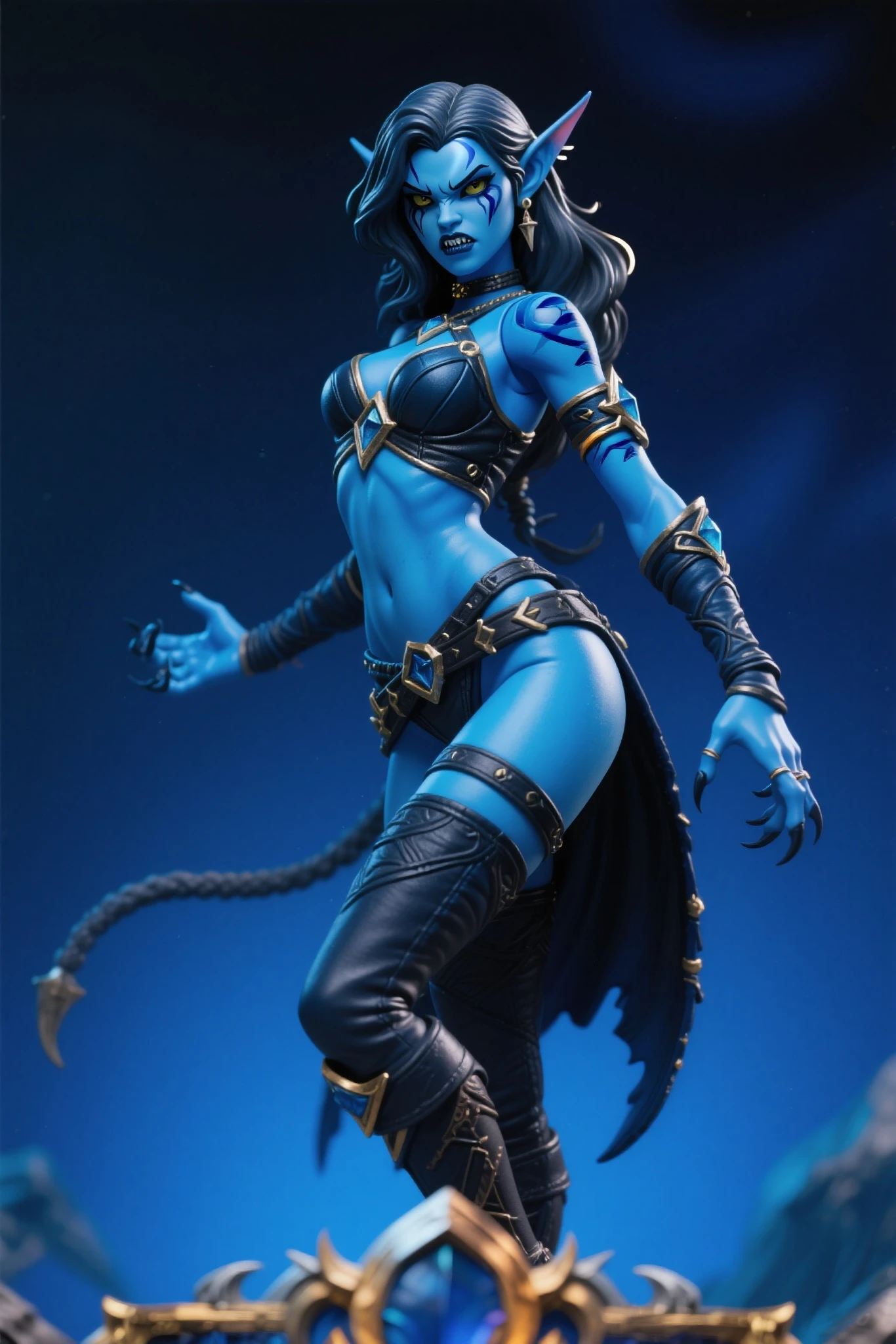 Masterpiece, Professional, High Definition - quality, sharp focus, perfect artwork, Best Illustration, trending on artstation, UHD, 4k, full body, NSFW
character design sheet , full body view, mummy girl, mature face, defined cheekbones, high cheekbones, bandaged all over body, muscular, bandaged , sexy bimbo, gigantic breasts, black hair, beautiful woman, Egyptian, blue skin, shiny skin, scribbles and marks, puffy lips, sketches, pose, simple background, white background, beige color palette, blue legs, blue arms, blue face
