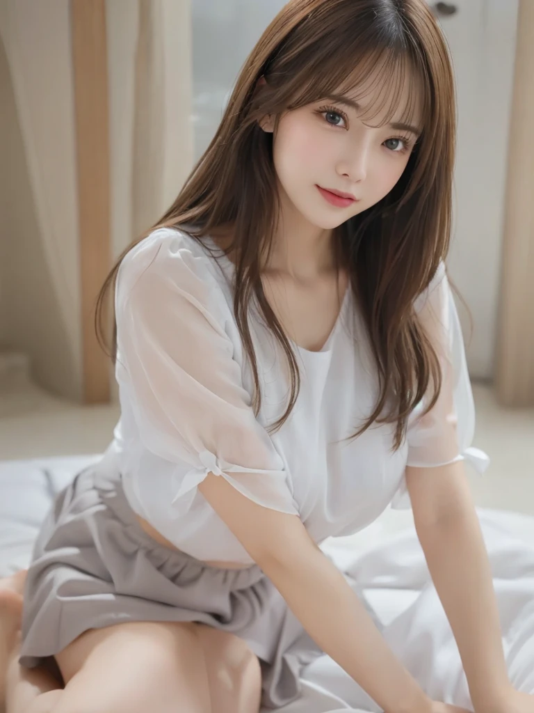 In underwear、On the bed、sleep
