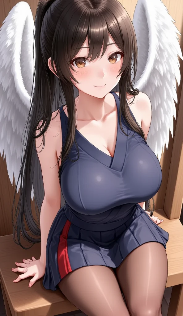 (See-through:1.3),White Seraphim,Sailor suit, , Sailor suit, View your viewers,  Insanity, Disheveled long hair, Beautiful attention to detail,Blue sailor collar, Firm and bouncing big , A light smile, ((Her breasts bounce wildly as she has intense vaginal sex with a man: 1.5)),激しい Cowgirl Sex, {{A lewd angel takes over a high school girl having vaginal sex and changes the high school girl&#39;s face into an angel&#39;s face while having sex}}, Changes from pink twintails to white bob cut, 32k,Super detailed,Ultra-detailed, NSFW