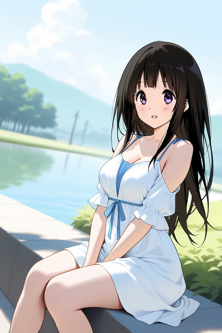 (Very beautiful face and eyes:1.2),(Laugh together),
Beautiful feet,Enter the hot spring,
(highest quality,masterpiece:1.2),1 girl,Looking at the audience,
Natural light,Hair blowing in the wind,Beautifully detailed skies,cover、advertisement、package