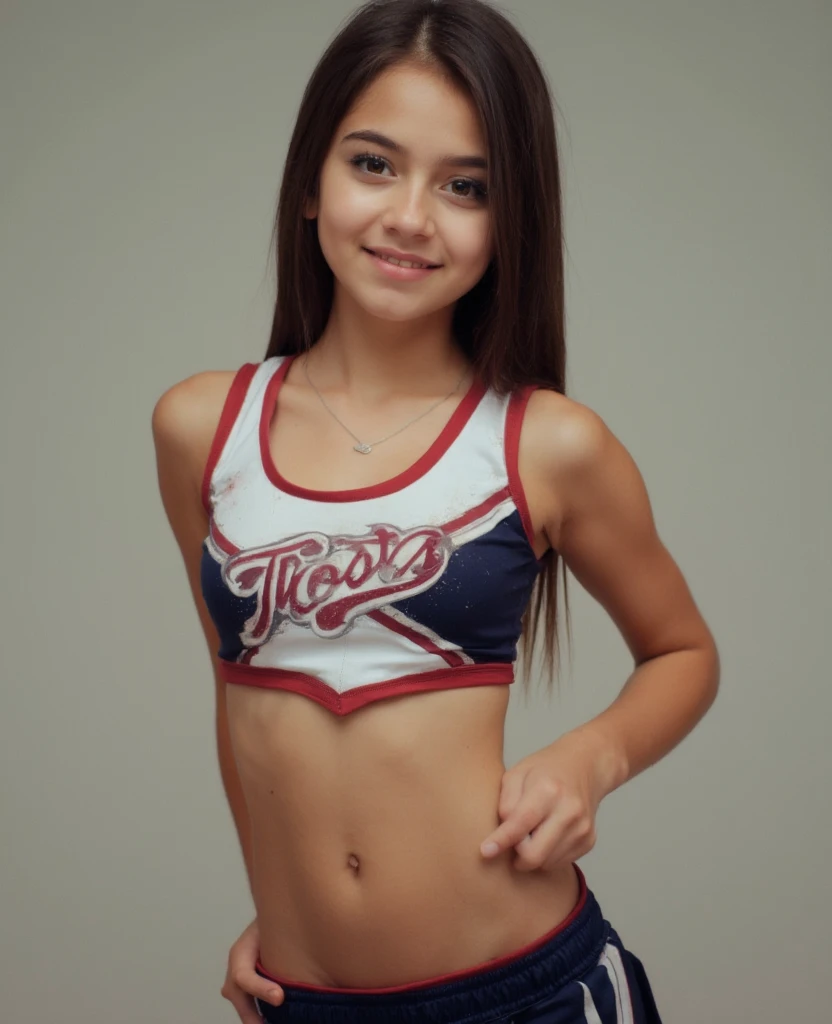a 14 year old cheerleader with a small clit