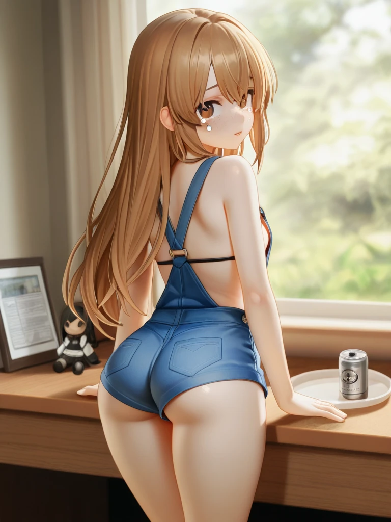 girl with a tight ass in a doggy style pose anime naked in best quality