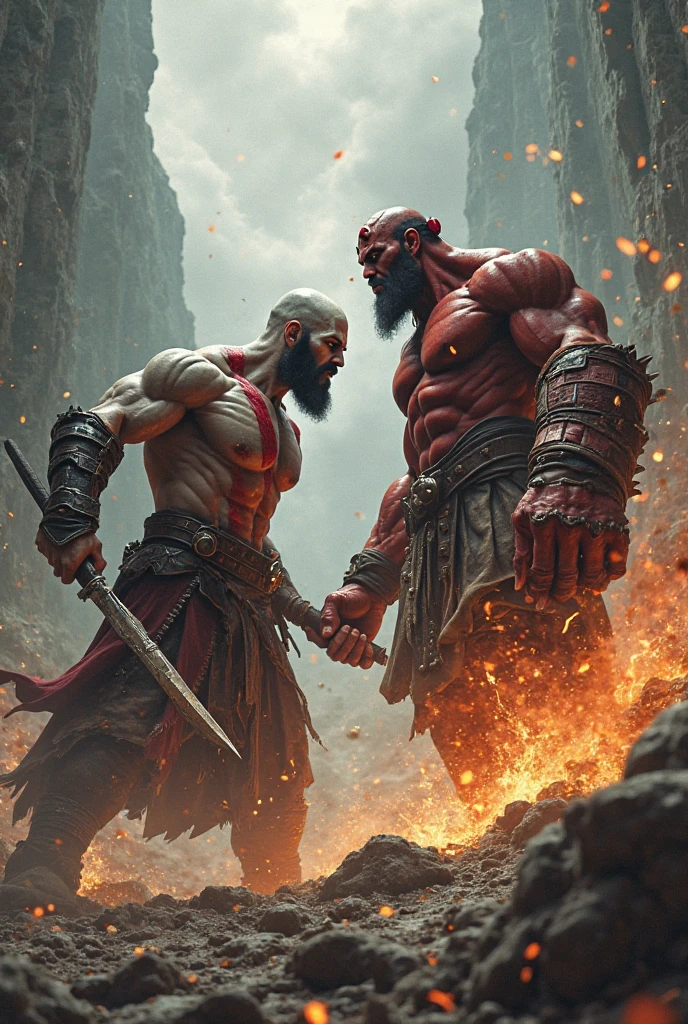 Kratos contra baki hanma