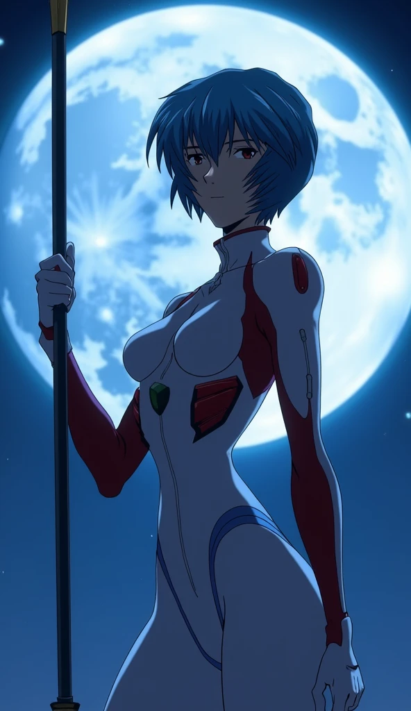 reiayanami, rei ayanami, blue hair, short hair, (red eyes:1.5), (small breasts:1.2),
break bodysuit, headgear, plug suit, white bodysuit,
break outdoors, city,
break looking at viewer, (cowboy shot:1.5),
break (masterpiece:1.2), highest quality, High resolution, unity 8k wallpaper, (figure:0.8), (detailed and beautiful eyes:1.6), highly detailed face, perfect lighting, Very detailed CG, (perfect hands, perfect anatomy),((swimsuit))、((embarrassed look))、((full moon))、((Photo from below))、(((boots)))、((short hair))、((F cup breasts))、Clothes are sheer、((spread your legs))、、open your mouth, cum on tongue, cum in mouth, tongue, tongue out, short hair, blush, smile, Ahegao