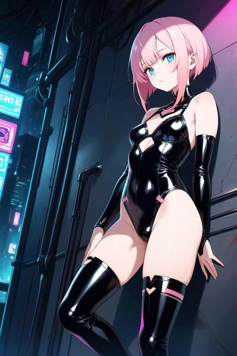 (((masutepiece))), (((Best Quality))), ((Ultra-detailed)), (Illustration), (1 girl),Beautiful detailed eyes,small tit, Twin-tailed , Anime-style,The girl is trapped in the transparent, Cylindrical tank filled with green liquid, Her limbs are restrained、Her body is wired with cords.(Brainwashing Head Mounted Display, eyes covered.) She is brainwashed by a diabolical organization, Her eyes are dull、Her heart was in the fog. Heavy headgear is fixed on her head, Manipulating her thoughts、Used to control her behavior. (((A thick cable is inserted into her genitals, Inject mysterious liquids and substances into her.))) The room around her is sterile and cold, With harsh fluorescent lights to illuminate the scene.The girl is surrounded by members of an evil organization, The face hidden behind the mask and its intentions are unknown. She tries to resist their control, however、Because she continues to be subjected to cruel experiments、Her efforts are in vain.(Yamanosusume)