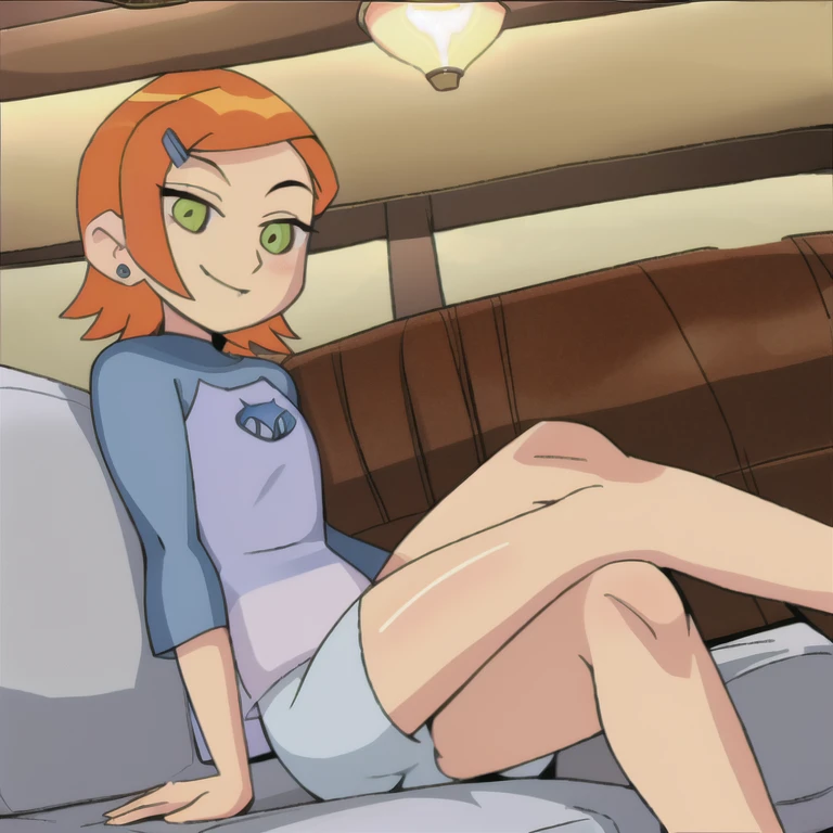 masterpiece,best quality,amazing quality,very aesthetic,high resolution,ultra-detailed,absurdres,newest,
Gwendolyn_Tennyson, solo, white dress, collarbone, bare shoulders, looking at viewer, gentle smile, sitting, crossed legs, depth of field, jewelry, choker, sexy
<lora:GwenTen-Illus-13:1>