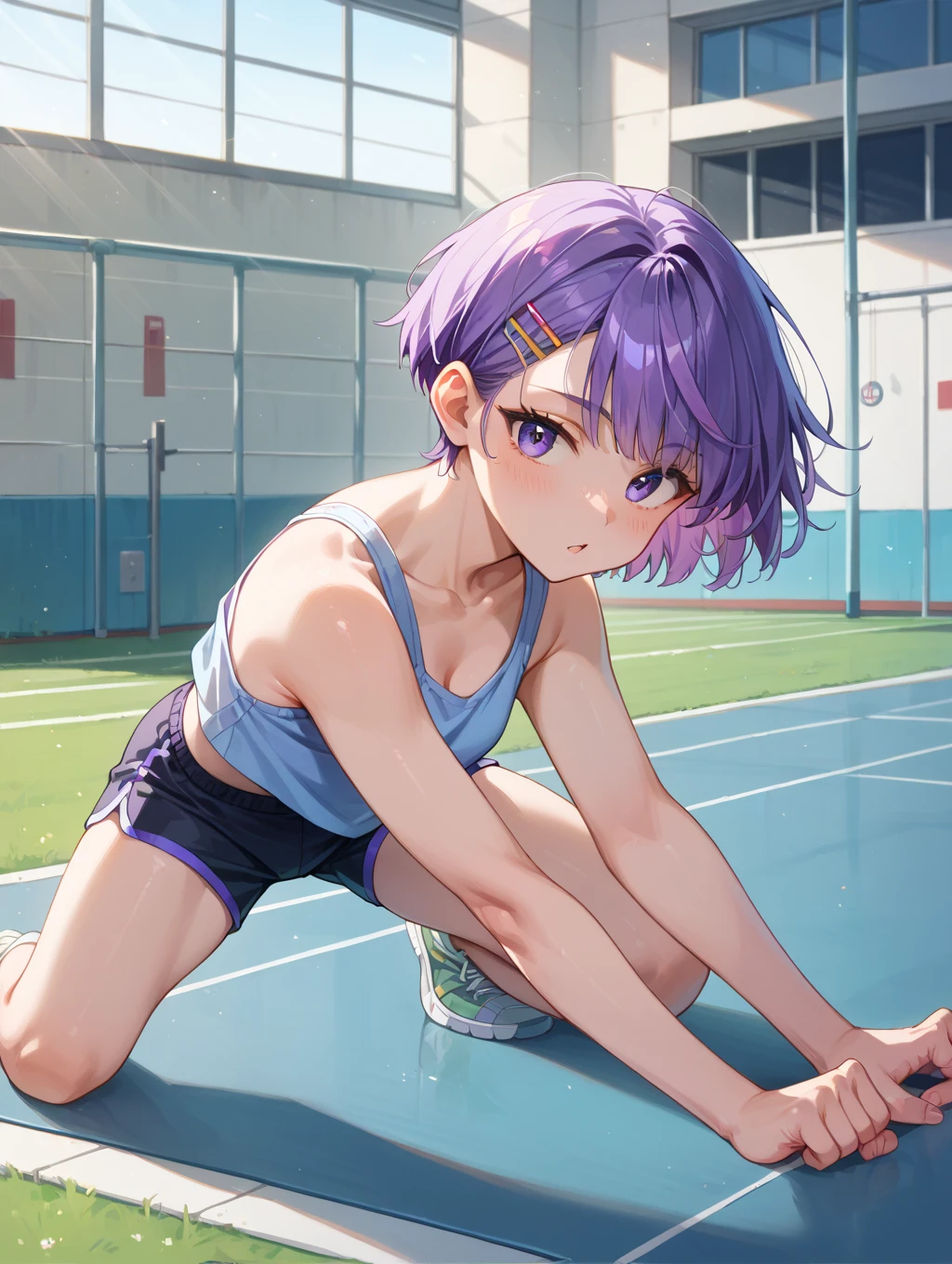 ((Watery eye、Tears、White water flowing to the mouth、White water on arm、White water on clothes、Swimsuit in white water、White water on the floor))