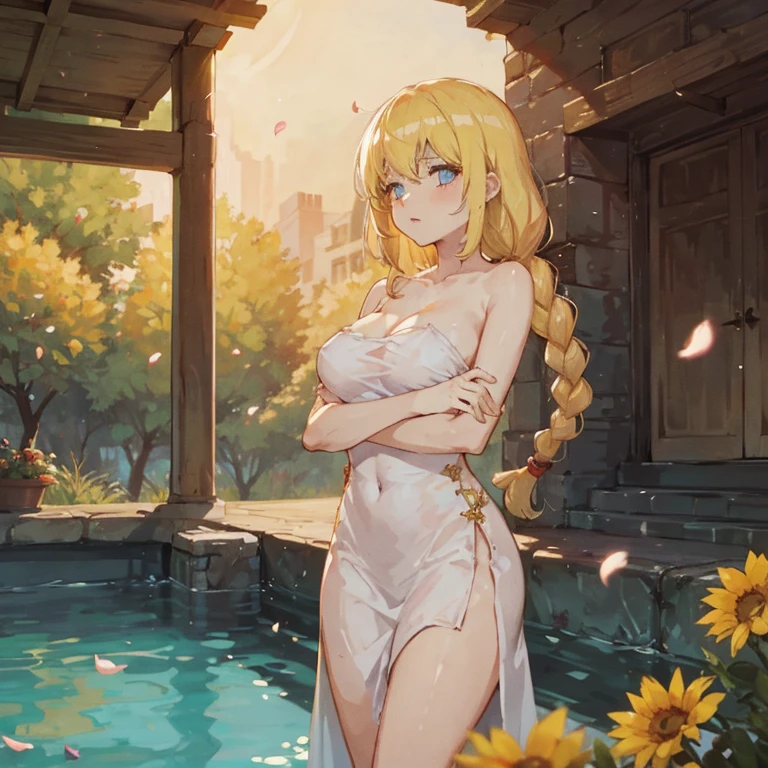 (masterpiece、top-quality;1.3)、ighly detailed、atlibrary、Black Hair Band、Blonde long hair、big breast beauty、The crotch is wet、Orgy、Rape、teats、Opening legs、nude, detailed nipples, detailed vagina 、tits out、Red cheeks、tentaculata