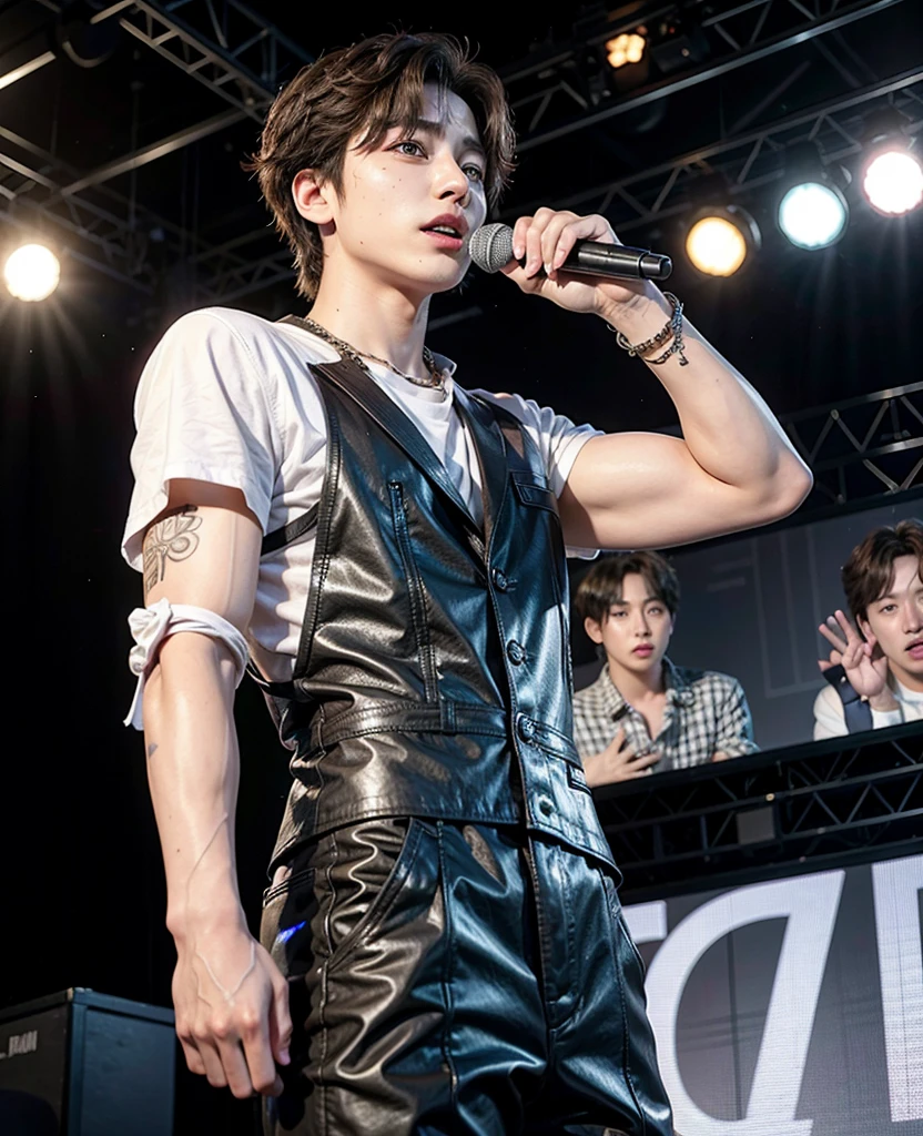 Desenhe o Jungkook do BTS fazendo show no Brasil
