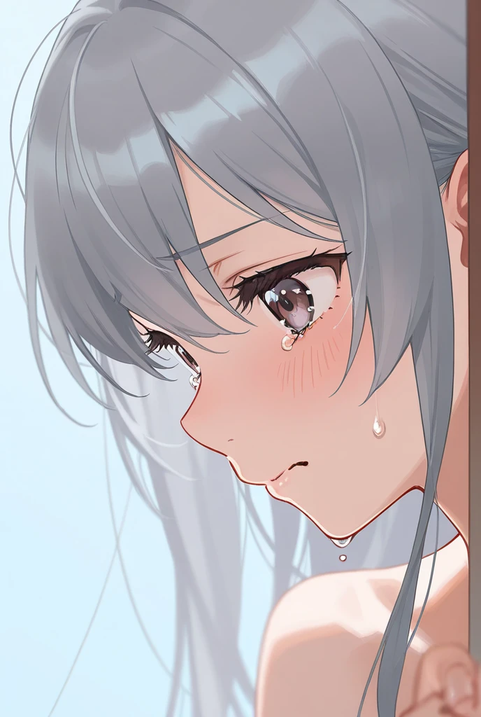 Older sister having sex、blush、Sweaty smell、Side view angle