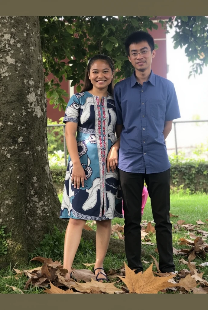 Buat foto pasangan romantis 3 dimensi