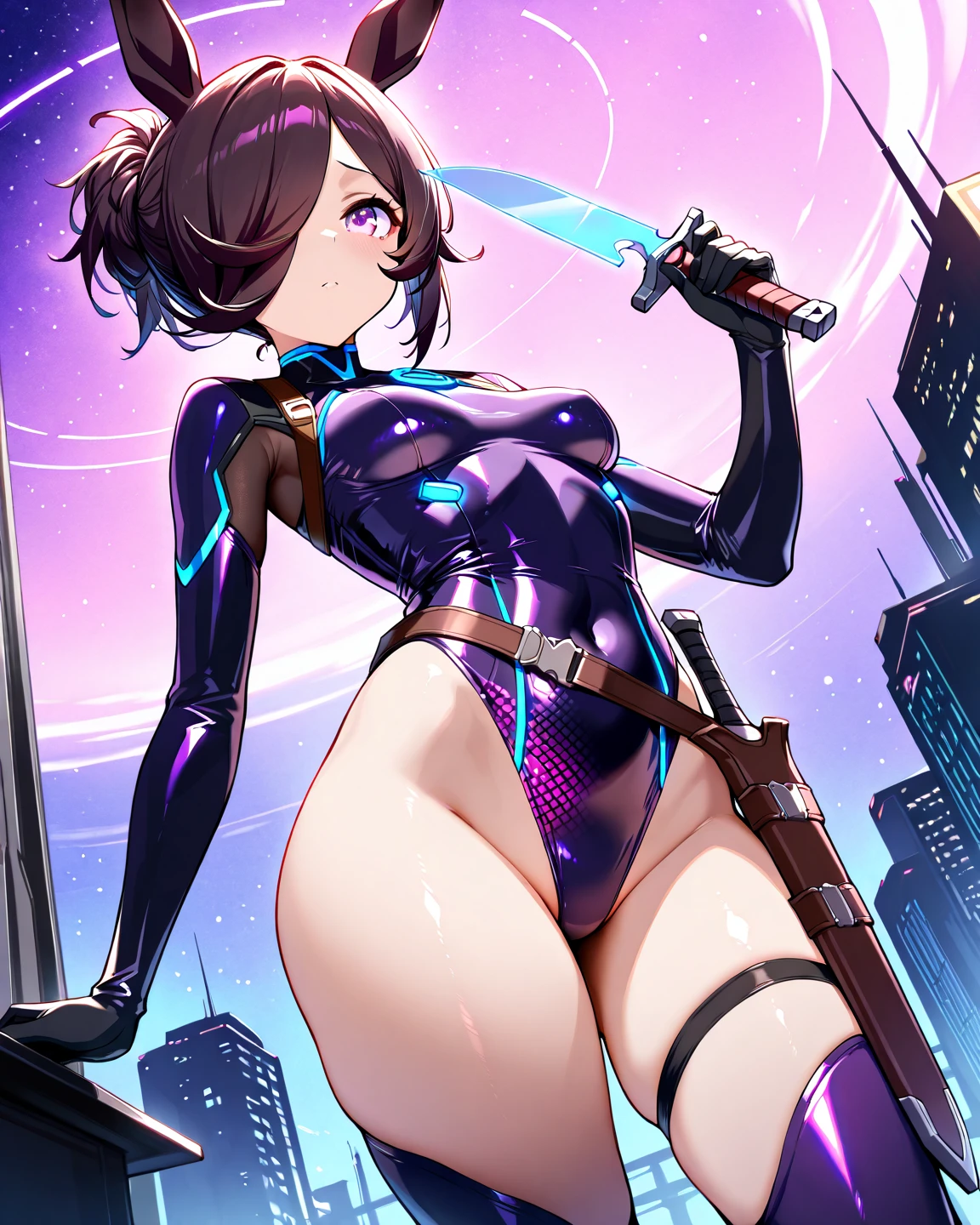 Realistic、Face reality、With a girl、High leg leotard、Sexy behavior、My breasts have gotten a little bigger、sexy appearance、The Ring is the Stage、Hold up a number board、A shy smile、High leg bikini、Supple limbs、Round Girl、