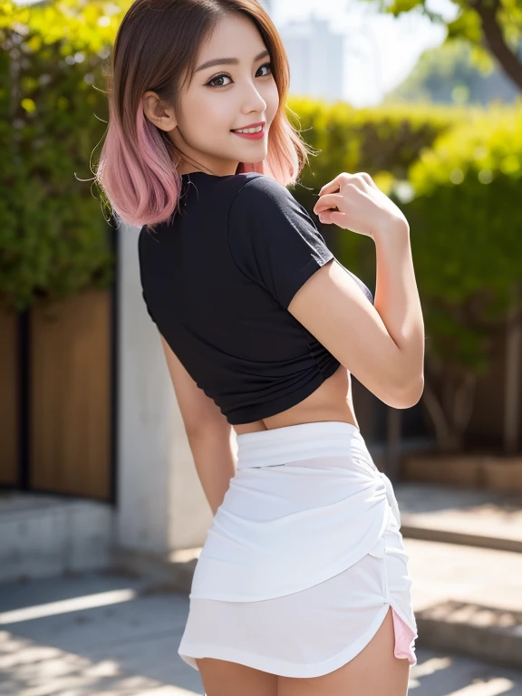 masterpiece, ultra high res, (photorealistic:1.4), 8k, RAW photo, best quality, detailed shadow, sharp focus, bloom, (bokeh:1.3), (blue Hour Light:1.6), (dynamic pose:1.4), (Looking back:1.1), (back shot,ass,butt up), BREAK 1girl, (small breast:1.5), (round face:1.5), (light pink hair:1.5), (long hair:1.3), (wavy hair:1), (bangs:1.5), (fair skin:1.5), (transparent skin:1.5), (narrow weist:1.8), wide forehead, (skinny:1.2), ((towering:1.8)), (towering:1.5), (18 years old:1.5), (detailed and structured patterns:1.5), (tight Japanese Gym Uniform:1.8), (tight black buruma:1.8), (latex:1.6), (Futuristic locker room:1.4), (locker room:1.4),round breasts