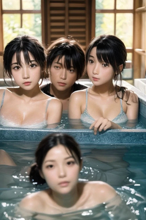 A 20-year-old girl and her brother　The two get along very well　The girl has a young face, like a 15-year-old Japanese idol, and is cute.　The woman and her brother take a bath together　I can see my daughter&#39;s nipples　My daughter&#39;s chest size is very small　Accurately depict the arms and body　Realistic depiction　Ultra high definition　Raw photo　Genuine