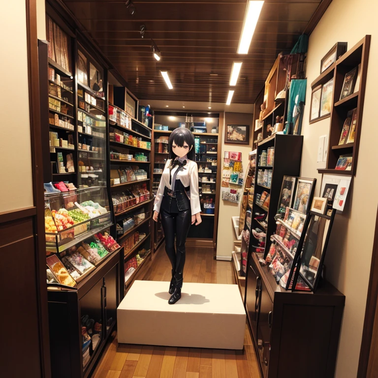 Masterpiece, the best picture quality, standing in a watch store, high-end luxury, two watch shop female clerks in professional suits greeted with a smile,