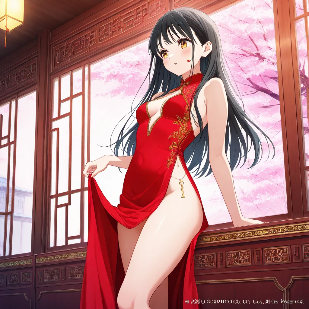 (masterpiece, best quality, extremely detailed CG, beautiful detailed eyes, ultra-detailed, intricate details: 1.2), 8k wallpaper, elaborate features,
(1girl, solo:1.4), 
(realistic textures: 0.8), highres, beautiful, (vibrant colors, dynamic lighting: 1.0), (high contrast: 0.8), 
 (shot hair, black hair:1.3), (large chest:1.4), (chest cum:1.0), (medium shot:1.2),
on body, red kimono, torn, 

socks, polka-dot bra, open dress,
(smile:1.0),
(Wet panties:0.5),
(pajamas pull: 0.5),

from top to bottom, zoom layer, (pier: 1.6), frown, focus on armpits, 
(Evening Dress: 1.4), (,:1.1), 
(Netorare, Torogao:0.9), auto-fisting, 

(compensated molestation:1.4), (NSFW:1.15), 
 confident expression, (whole body:1.1),