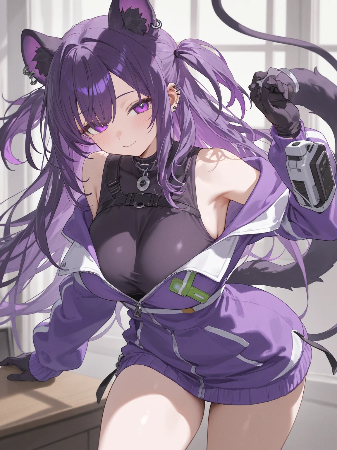 (Best Quality, 8k, 32k, Masterpiece, UHD: 1.2), 1 Girl, Beautiful Japan Woman, Thin Waist, Black Suit, Open Jacket, Office Lady, Suit, Tight Skirt, Office, Desk, Fine Face, Long Hair, Open Legs, Sitting at a Desk, M-Shaped Legs, Crotch Open, Large Thigh, Legs Spread,