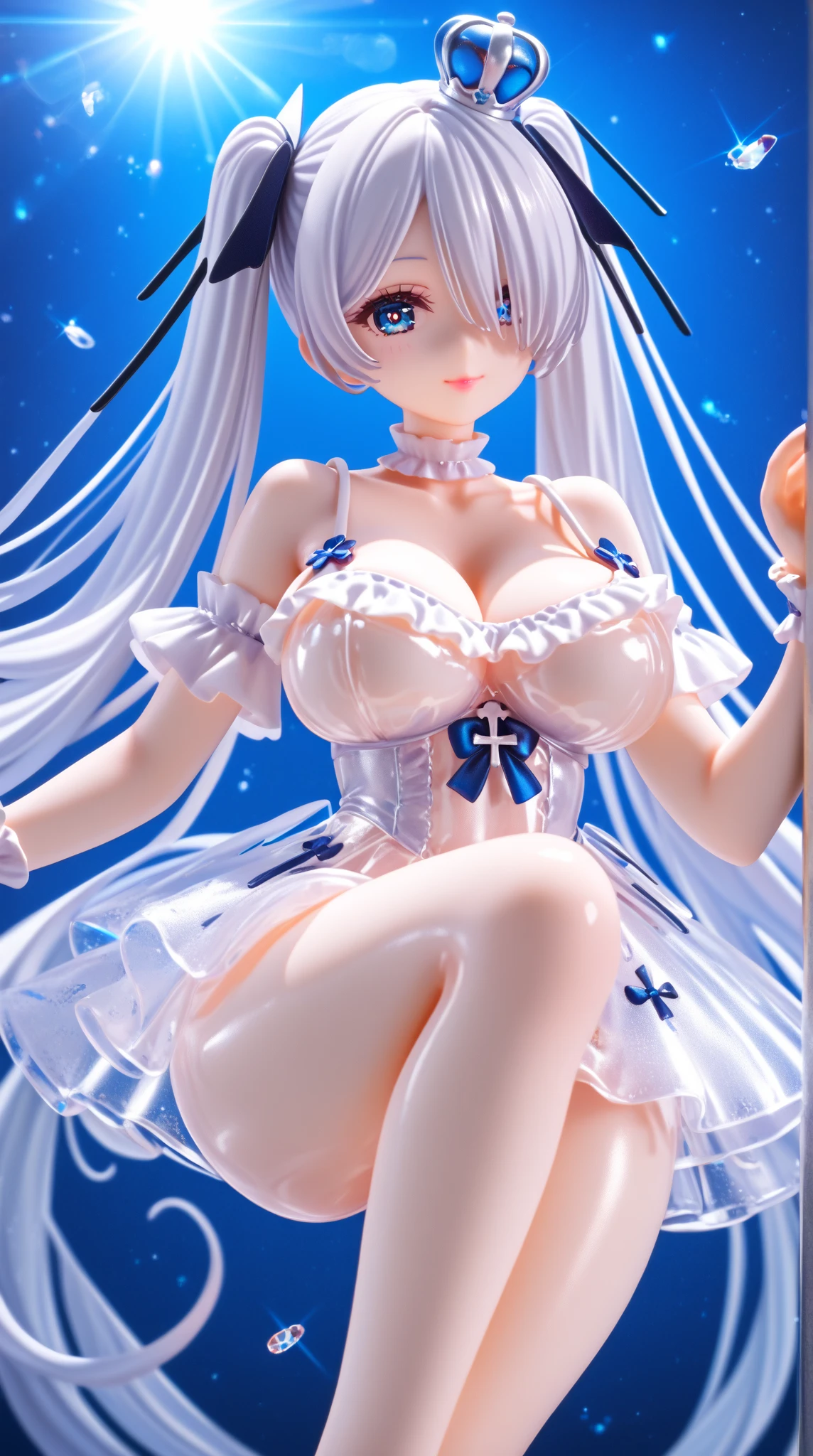 Masterpiece, Best quality,(((closeup of face)))
offcial art, Very
Detailed CG 8K wallpaper,
(flying petal)
(detailed ice) , crystal
Textured skin, cold
expression, ((Fox ears)),
White hair, long
hair, Messy hair, eBlue eyes,
view the viewer,
Extremely delicate and
Beautiful, water, ((beauty
Detailed eyes)), height
detailed, Movie
illuminating, ((Beautiful face),
fine water surface, (Source language
portrait), Transcend-
detailed, incredible
detailed, (An extreme
Delicate and beautiful),
Beautiful detailed eyes,
(Best quality)
(Huge breast)
(Bikini)