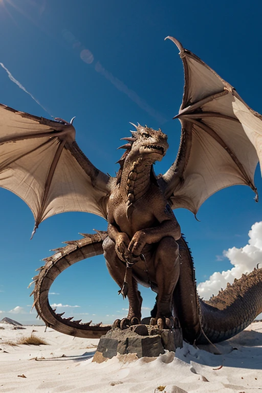 Dragon Soaring in the Sky