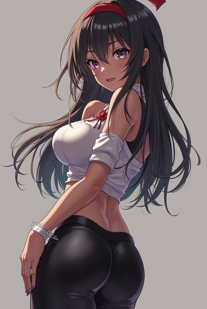 (table top, highest quality:1.2), cowboy shot, alone, 1 female、1 male, yahagi, ((grab your chest from behind)), ((((chained_superior)))), ((Arms suspended by chains)), fold your arms, Banzai, ponytail, school uniform, serafuku, No sleeve, tie, red skirt, single thigh high, white gloves, ((big and full breasts)), highest quality, expressive eyes, perfect face, concrete floor, concrete wall, basementで, basement, surreal, Extremely detailed, detailed face, highly detailed texture, (shiny hair:1.05), (shiny skin:0.97), (Big eyes:0.95),