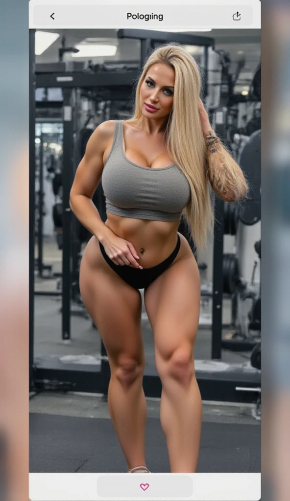 Power Girl in a green top and green bikini posing in a closet, posing and flexing, thick, corpo thick, thick build, Curvaceous Physical Fit, strong pose, beautiful thick female, mid-body shot, posing fully body, whole body!!!, flexing big muscles, perfect and proportional body, powerful pose, exaggeratedly large physique
