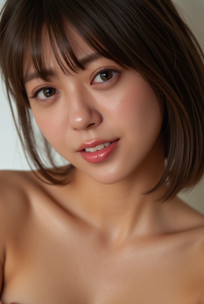 (、Late Night、midnight:1.4).Highest quality, 8K, Tabletop, Realistic, Realistic, , (窓からはLate Nightの大都会の夜景、Ample breasts:1.2), Big Breasts, , , Abundant hips, Detailed face, Beautiful Face, , Beautiful woman,((Gray detailed eyes、Translucent skin texture、A shy smile、Fluffy hair、Light Brown Hair、Big city view from the window、Shaggy Cut、Floating Hair、、Cute Japanese Idols:1.4)). (、short hair、Floating Hair、Parted bangs、Bedroom、Sit on the bed、Place your hands on your feet、Late Night、indirect lighting、Sheer white bra and panties、Ample breasts、Looking into the camera:1.2))