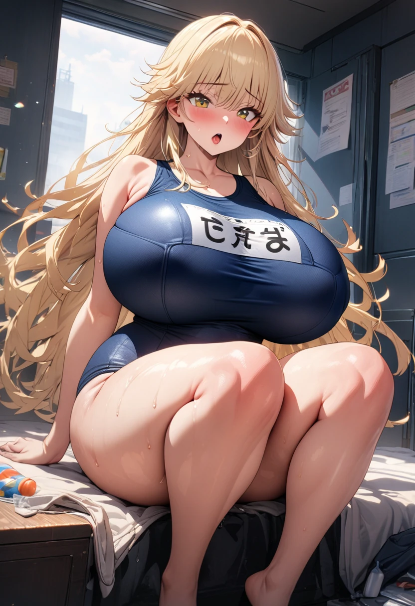 schoolgirls,adolable,Two-dimensional,high qulity,swim wears,huge tit,With long blonde hair