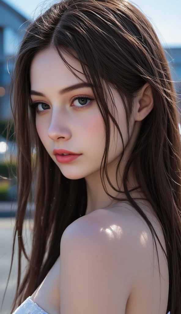 (Most High quality, Highest quality)
A masterpiece of the highest order, boasting 8K resolution and the finest detail. (Best Image Quality, Best image quality)
The human body, rendered in the most realistic way, with skin showing every intricate detail. (High Resolution, High definition resolution)
Every aspect of this image is meticulously crafted, from the most minute details in the skin (Realistic skin in every detail, True but repeat every point)
To the lifelike representation of the face, revealing every detail in the eyes (Realistic eyes down to the details, Eyes every detail