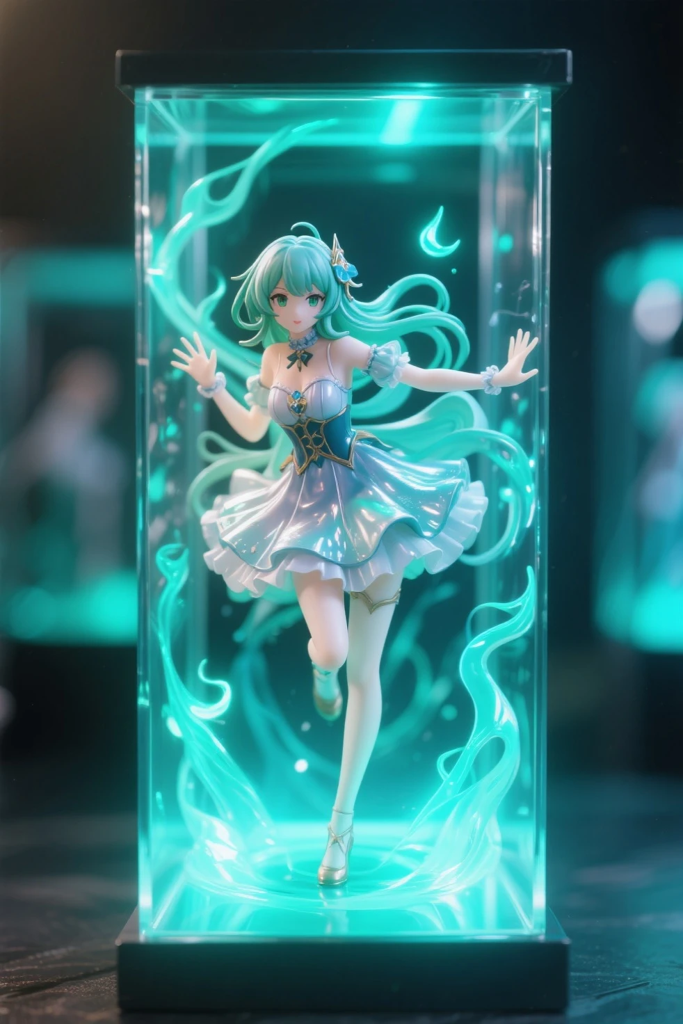 Jellyfish loli transparent 3D full body