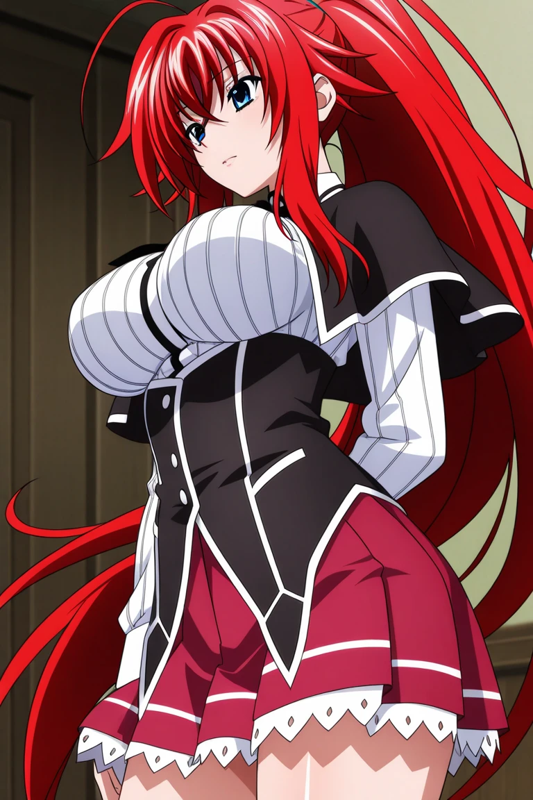 1 chica, rias gremory, anime, high school dxd, mostrando el trasero al espectador, desnuda vajina, ano expuesto, ano perfecto, vajina virgen, vajina serrada, trasero abierto, high image quality, 4k,