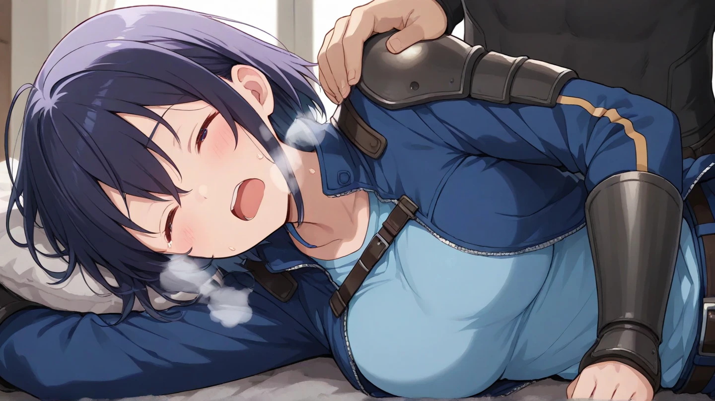 (masterpiece, best quality), 1girl, black hair, hair bun, Slim, (Wide hips, Thick thighs), Scared, view the viewer, angry, bound arms, arms back behind, (Dress shirt, jeans), in office buildinasterpiece), absurderes, Intricate details, Improvised gag, tape gag, gagged, tape bondage, middle aged, huge ass, laying down on the floor
