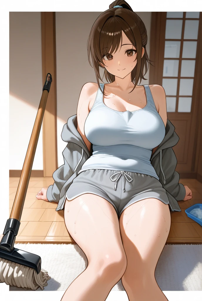 beautiful girl,Transparent camisole,Big breasts spilling out of her camisole,Big Breasts,valley,No underwear,Pussy,Hairy pubic hair,Love juice,Leg spread,Alley,[Pussyからとても白い液体を垂らす]