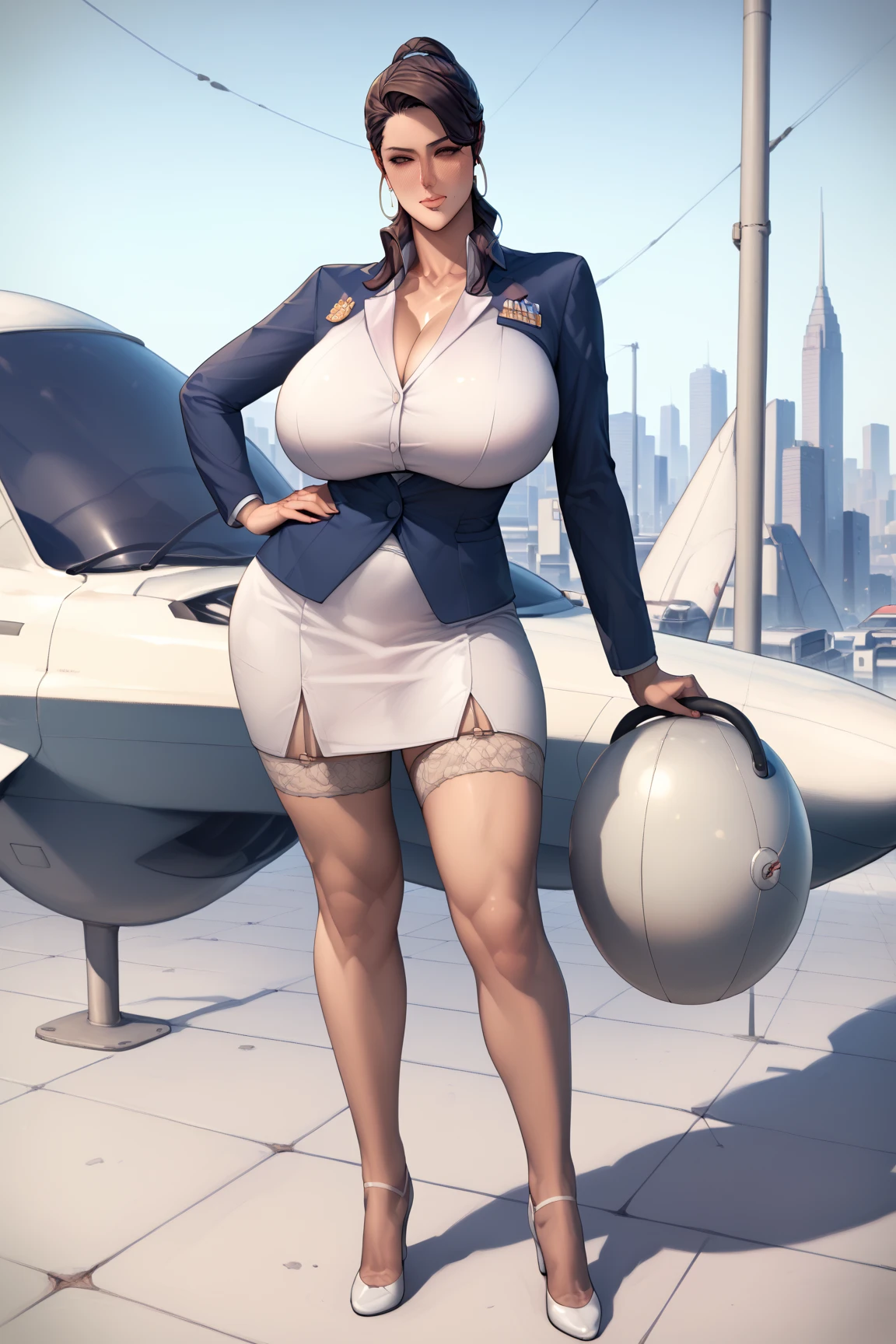 (Hmph:1.8, SFW:1.8, Highest quality、Highest quality、masterpiece、Ultra-high resolution, 8K, RAW Photos, Realistic: 1.4), (Safe and secure、everyone、safety sensor、Absolutely safe, safety), Lighting to suit your space、From feet to head、One Girl, the body is slim、Oval Face, pore, (Multi-color contact lenses、Lip gloss, Long eyelashes), (Mega size super big breasts, Detailed pupil, Perfect Eyes:1.2), (Slender body, young adult girls), Beautiful Face, young, Beautiful and large cleavage、Slender body), Beautiful grey hairstyles, Realistic eyes, Beautiful and exquisite, (Realistic skin), Beautiful Skin, break、((Sleeveless、Open the front zipper、Ribbed long cardigan, office lady、Shadow、break、Shyly、narrow, (Open your mouth、Squint your eyes、Droopy eyes))、Provocative face))、break、(Fluorescent glossy lips and lipstick:1.5)、sexy 、(Nightclub:1.5、Neon lights、Lots of alcohol、Cyan Light、Night BAR、Sit side by side at the counter,throw:1.5, Drinking alcohol、Drunk、bright red face、Drunk)