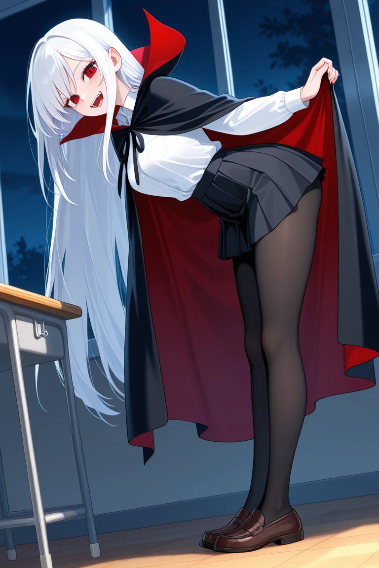Torn red cheongsam,Broken black pantyhose,huge breasts,胸前Holes in clothes,Damaged clothes,Holes in clothes,Battle damage,Seriously injured,long white hair,Wipe the blood from the corner of your mouth with your hand,Weak,Gasping lightly,sideways,Half of your butt is exposed