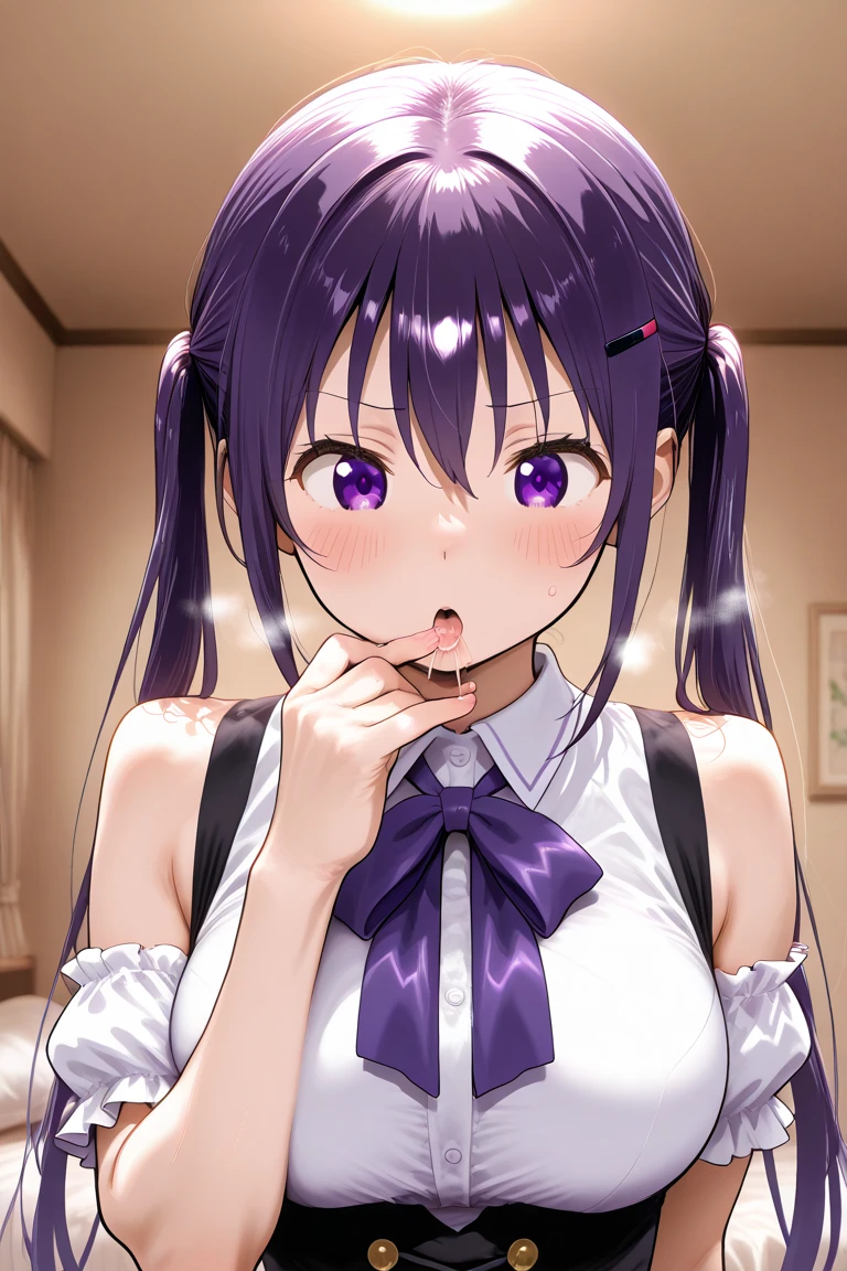 povfellatio,1boy,penis,povfellatio,1boy,penis,Bright blue hair、8K, highest quality, masterpiece, super detailed、bright blue hair、medium long hair、twin tails、young face、、full lips、Pale blue eyes、、blush、lipstick、medium breasts、perfect hands、detailed hands、Blushing、Glamorous expression、povfellatio,1boy,penis、School classroom、
