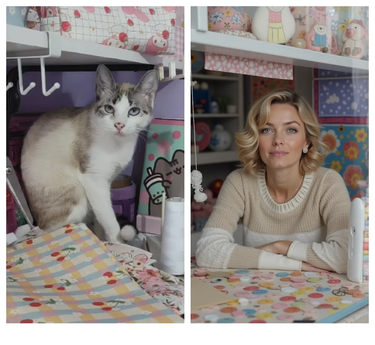 Haha that's nice. Just a cat lady who does her best. My mom thinks I'm cool.