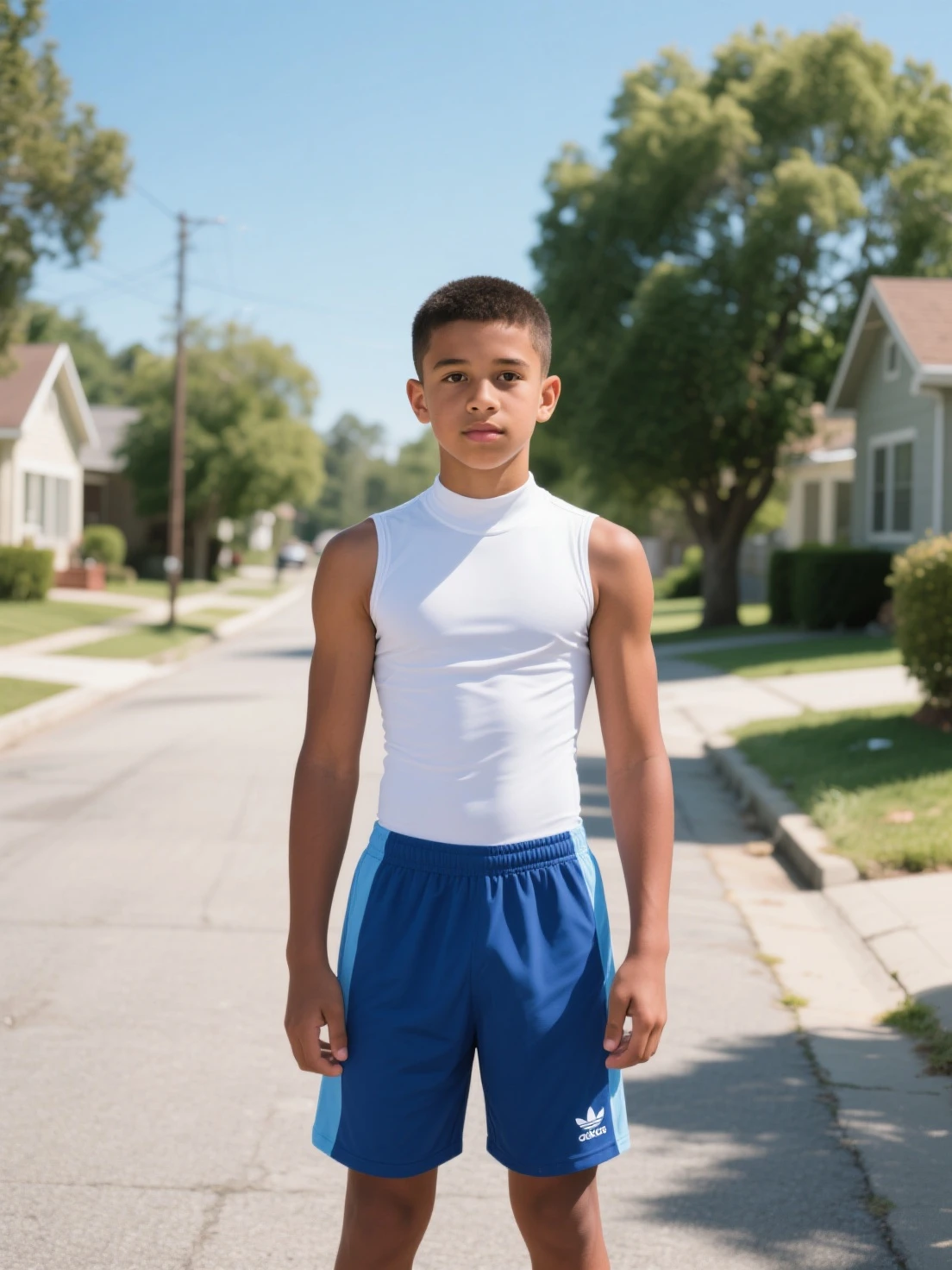 Two 12 year old boys, naked in the gym, big erect penis, nipple rings.
, 1 man, Skinny, open fly, shaved pubic hair, flirtatious expression, presumed, lying shirtless, by rubio, baseball cap, very low pants, open fly, unzipped fly, unbuttoned shorts, soft muscles, thick thighs, worn and torn jean shorts, bulging and swollen crotch, high socks, evening, High Definition, detailed face, nipple rings, Hard and big penis.