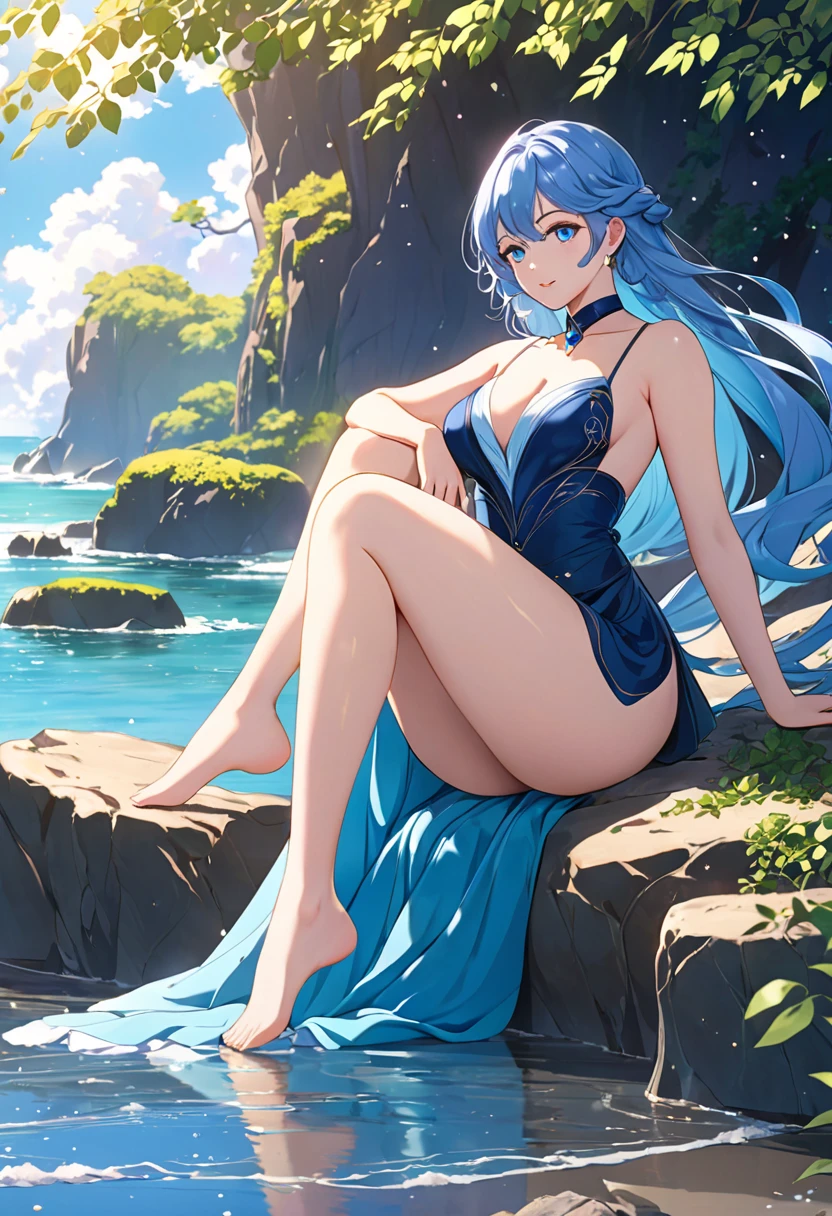 sexy mermaid similar to the girl from the movie the little mermaid