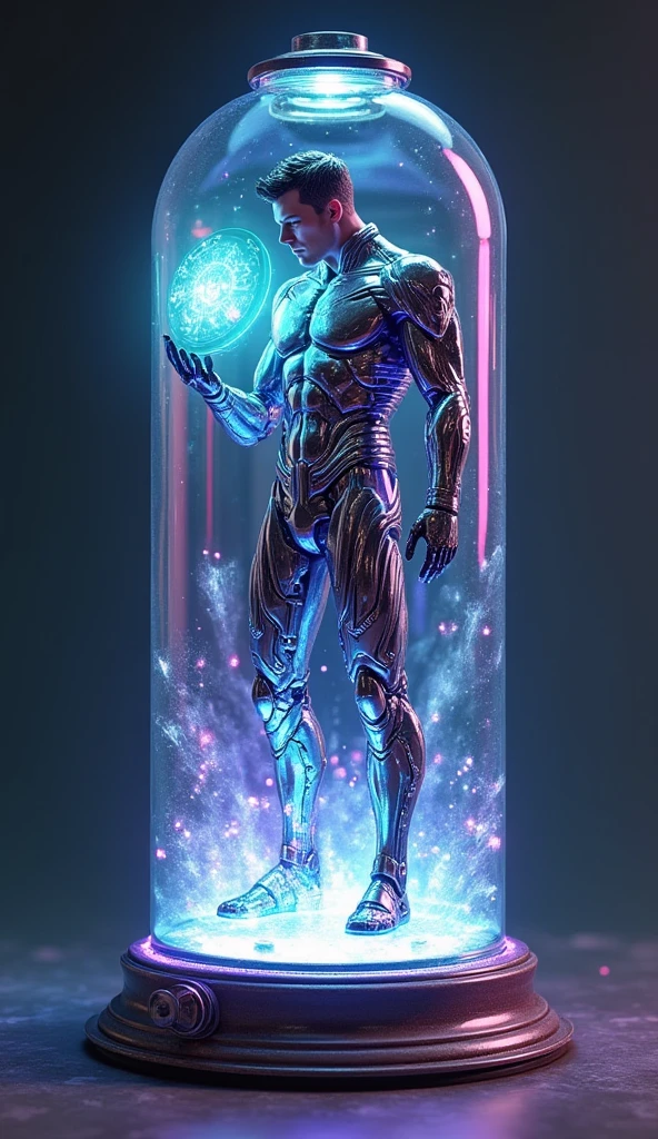 award-winning bright crystal tile, a mature cs-m3tal-ok_v06-1000 Jamaican Tarot The Juggler standing, performing magic, networks of fine glowing grey plasma, intricate, very detailed <lora:artfullyENGRAVED_SDXL_V1:0.5>