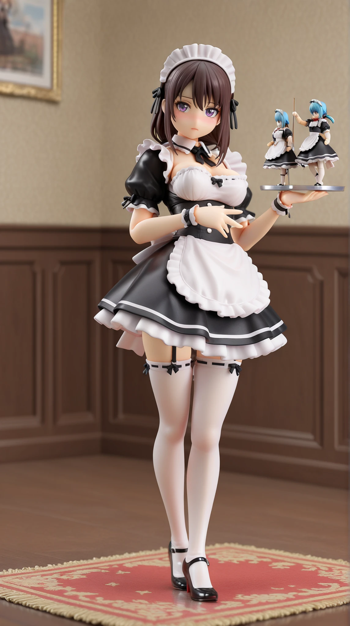 Annabelle's head, body is wearing a Lolita skirt but particularly muscular --auto --s2