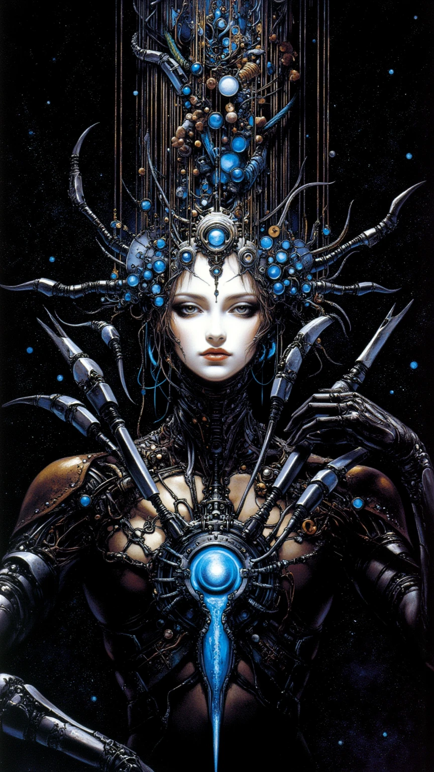 best quality,4k,8k,highres,masterpiece:1.2,ultra-detailed,realistic:1.37,HDR,UHD,studio lighting,ultra-fine painting,sharp focus,physically-based rendering,extreme detail description,professional,art nouveau,tarot card style,dramatic angle, fear expression, beautiful alien female,creatures from outer space, JnTrp, (1 alien female being dragged by several tentacles into a dark hole:1.5), (screaming with eyes closed), fractalized, organic exoskeleton,glass exoskeleton,alien flora,bioluminescent crystals,vivid colors,pale purple hues,trending on cgsociety,landscape,horror,sci-fi,photography,concept artists,bright and vibrant colors,dreamy lighting