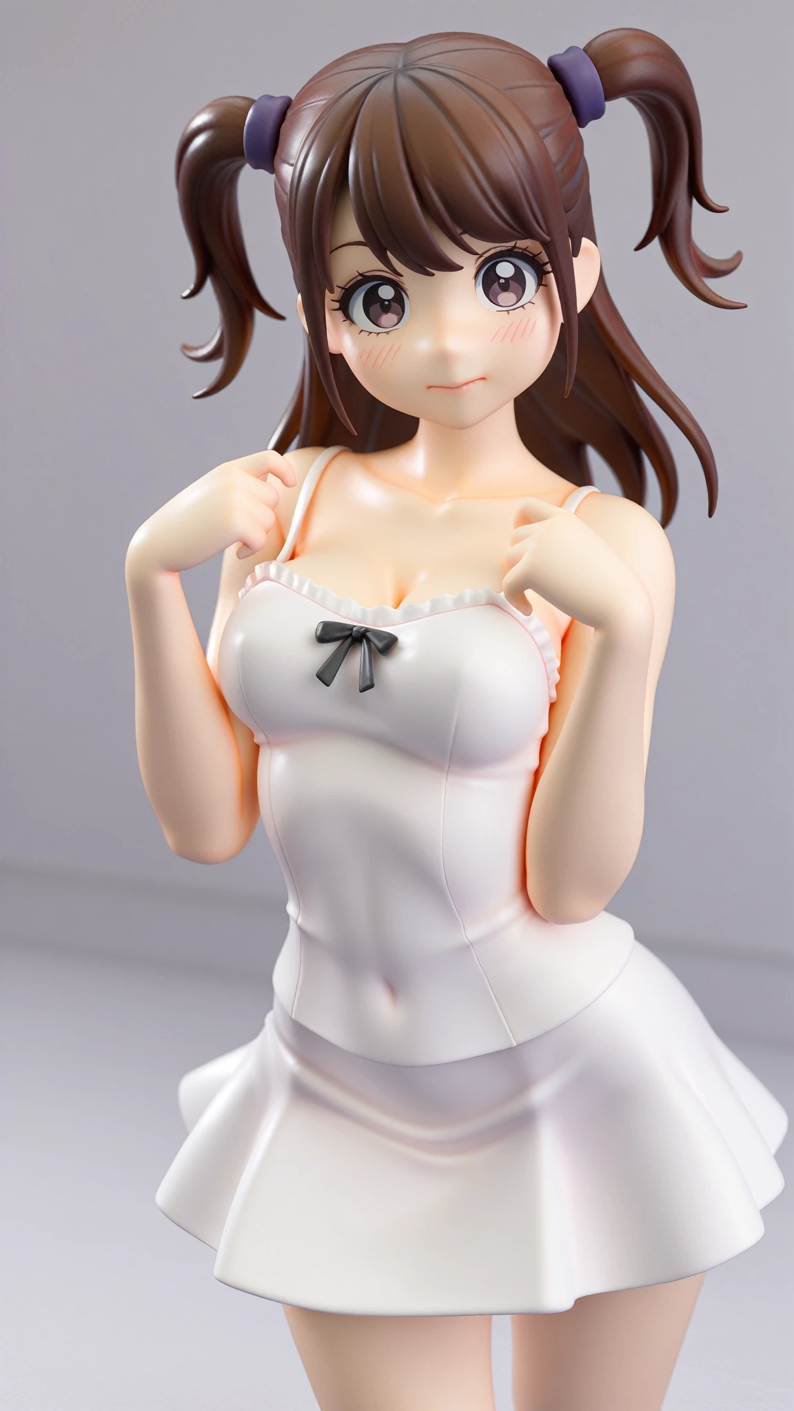 Woman in white underwear holding a teddy bear and smiling, dark hair,shy, Barbie doll in panties and bra, holding a teddy bear, teddy bear, woman holding more toys, stuffed toy, full body wide plane, tanned, toy commercial photo, wearing white camisole, on a mannequin. High Resolution, Teddy Bear, 2 4 Year Old Female Model, Stuffed Animal