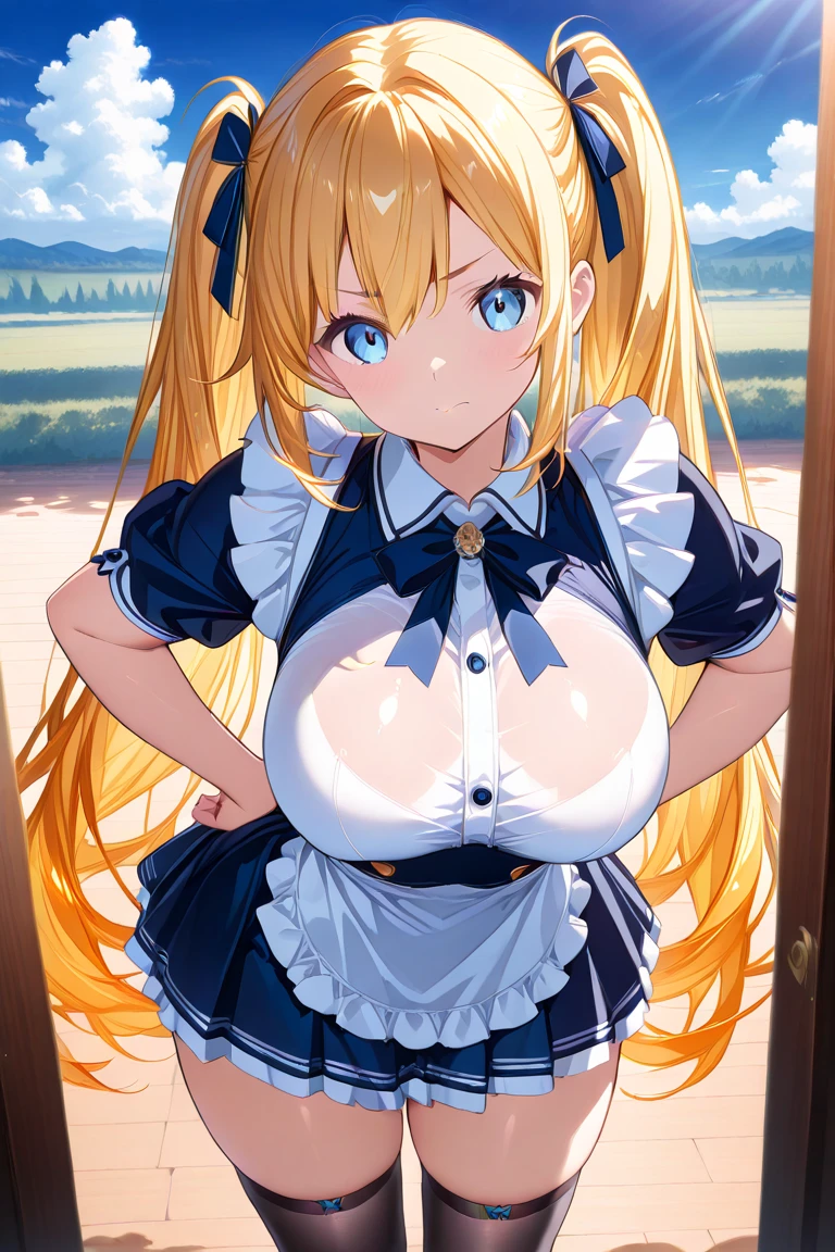 mastute piece,Best Quality,insanely detailed,8k cg,nsfw,
(shoot upper body:1.3),
(1girls:1.3),standing,looking at viewr,body in front,((both arms behind back:1.4)),(waitress costume:1.4,blouse,skirt,apron),(bare breasts:1.4),break,
blush,shy,(ecstasy face),(trembling:1.2),break,(light yellow hair:1.4),
break,
perfect breasts,perfect teats,(open mouth:0.9),(large breasts:1.2),
(restaurant:1.1),