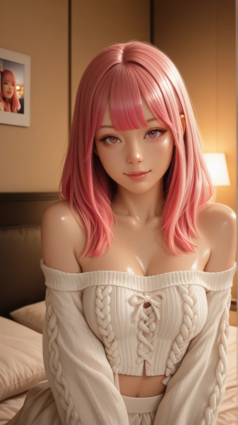 ((masterpiece)),((best quality)),1girl, blush, nervous,standing, small breast, shy,bsp, naked