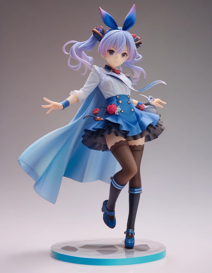 Real View,Ultra Miniature Paintings,Barbie,Transparency,shy crying face,Very pretty girl, Slender big,teats,Red ribbons,Silvery hair,thin waist,Transparent glossy vinyl sailor blouse,Transparent vinyl micro miniskirt rolled up,Lace panties,sitting on,inside the makeup case,plastic model,