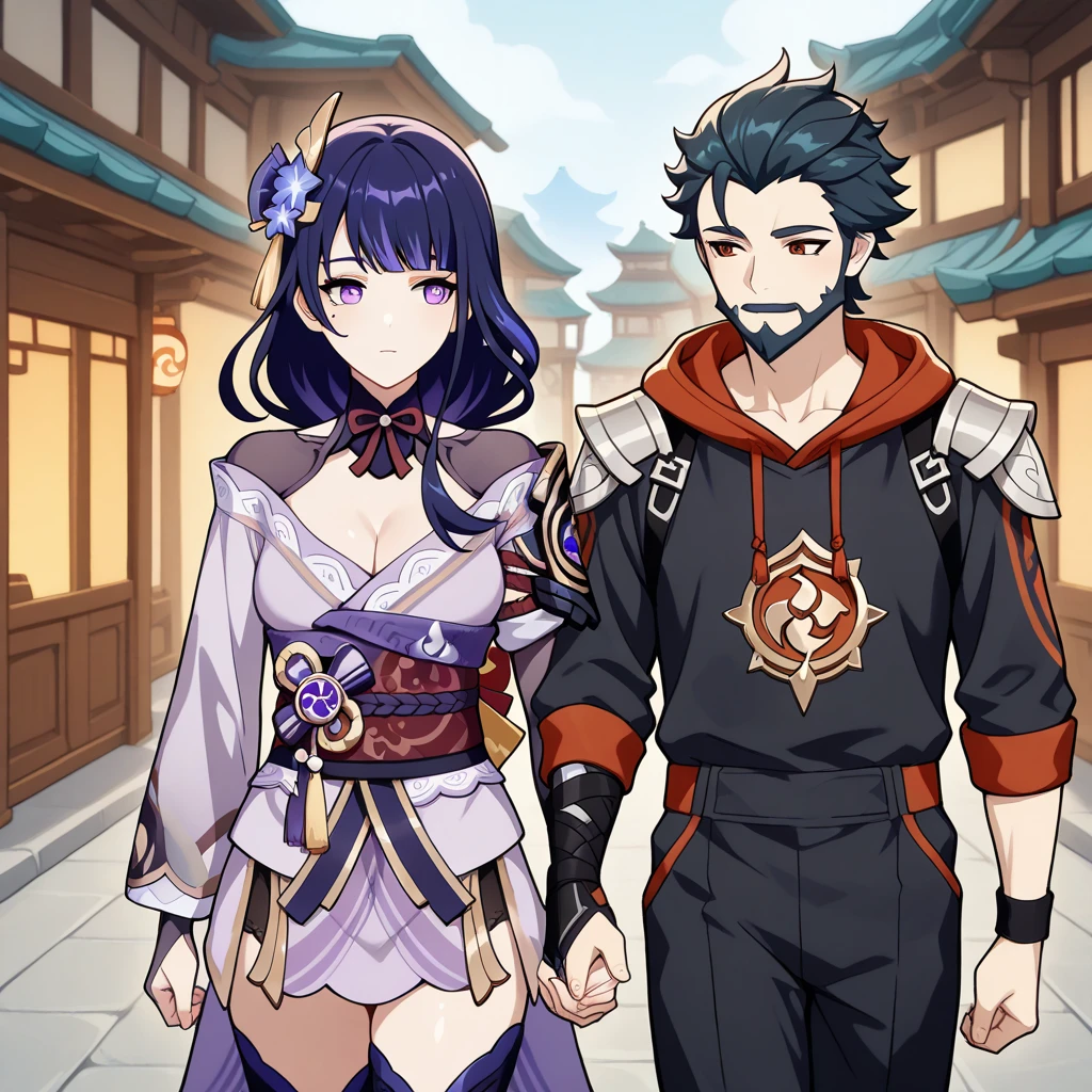 man in purple, serious man, Beautiful  eyes, romantic farmhouse, perfects eyes, pretty girl, big boobies, sensual girl, sexy girl, girl in transparent clothes, sexy clothes, perfect drawing