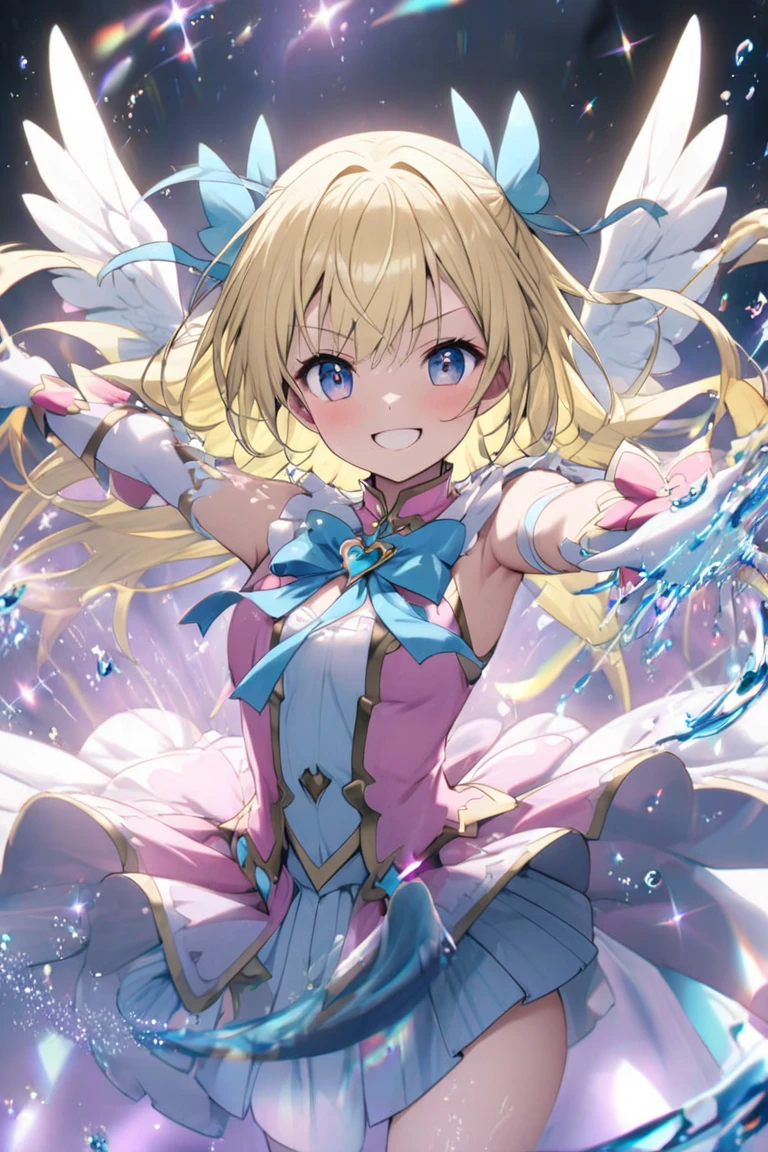 (masterpiece, highest quality, highest quality, Official Art, beautifully、aesthetic: 1.2), (1 Niña Black Magician Girl), Extreme Detail, (Fractal Art: 1.3), colorful, Most detailed